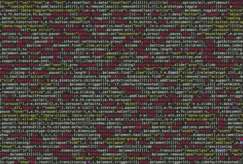 Vibrant and detailed view of JavaScript code on a screen, ideal for tech and programming visuals.